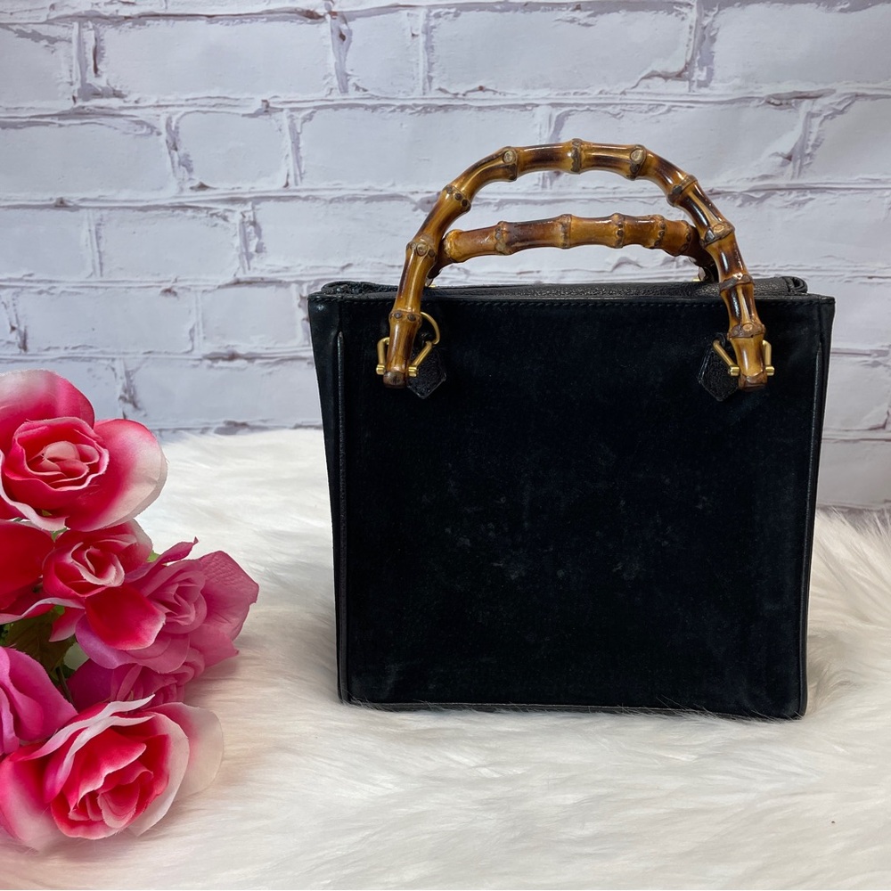 Vintage Gucci Bamboo Top Handle Bag - Picture 2 of 11